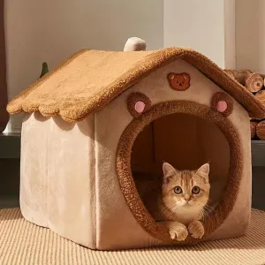 بيت الأليفة القطني القابل للإزالة والغسل بالجملة للحيواناتWholesale Removable and Washable Cotton Pet House