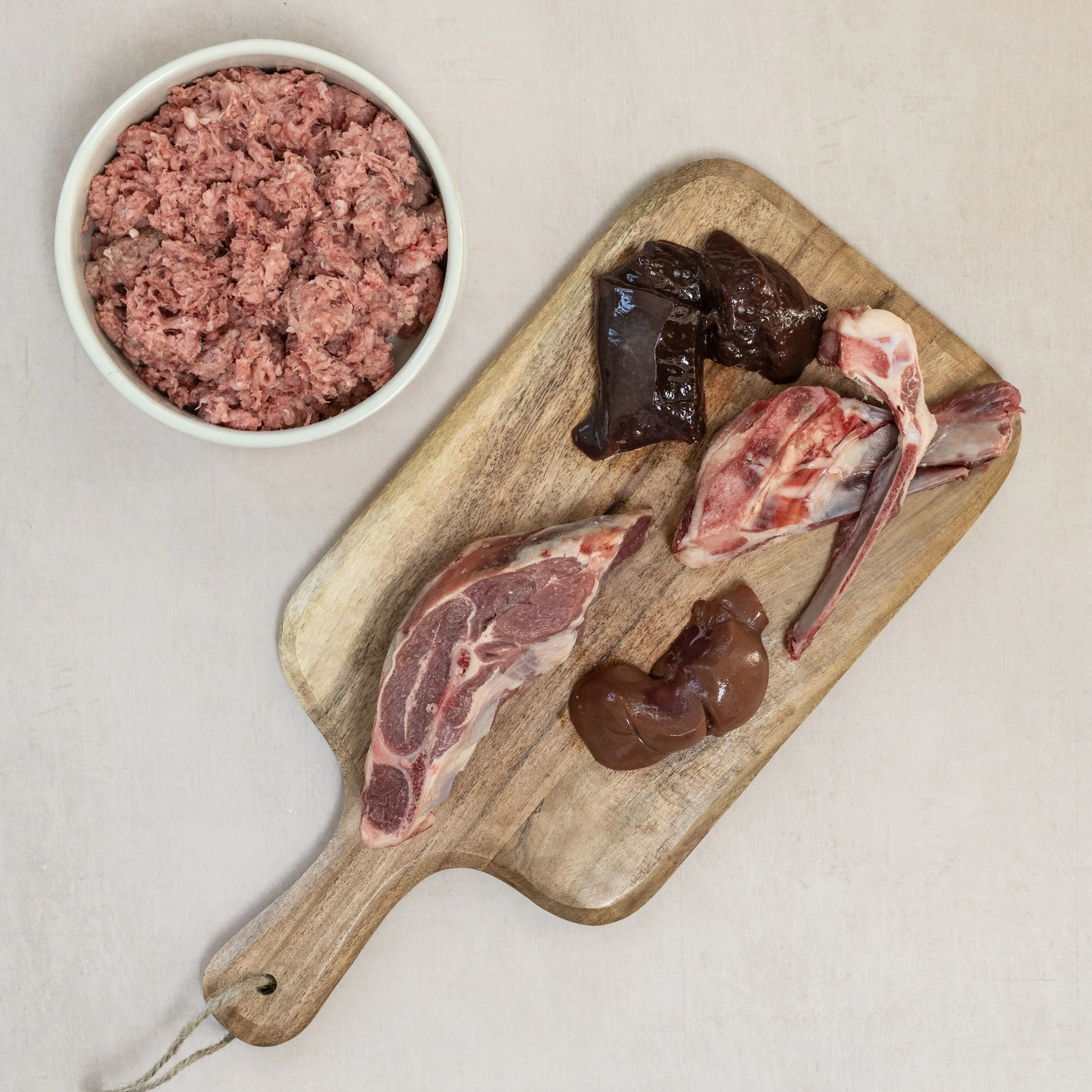 80-10-10 Goat Meat Feast Adult Raw Working Dog Food