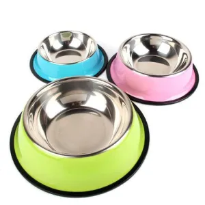 Colorful Feeding Bowls for Dogs