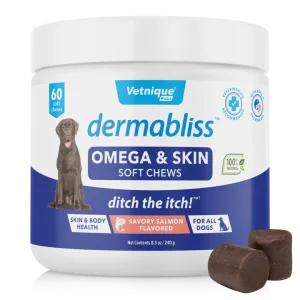 Dermabliss Omega Fatty Acid Skin Supplement for Dogs