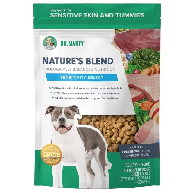 Dr. Marty Nature's Blend Sensitivity Select Freeze-Dried Dog Food
