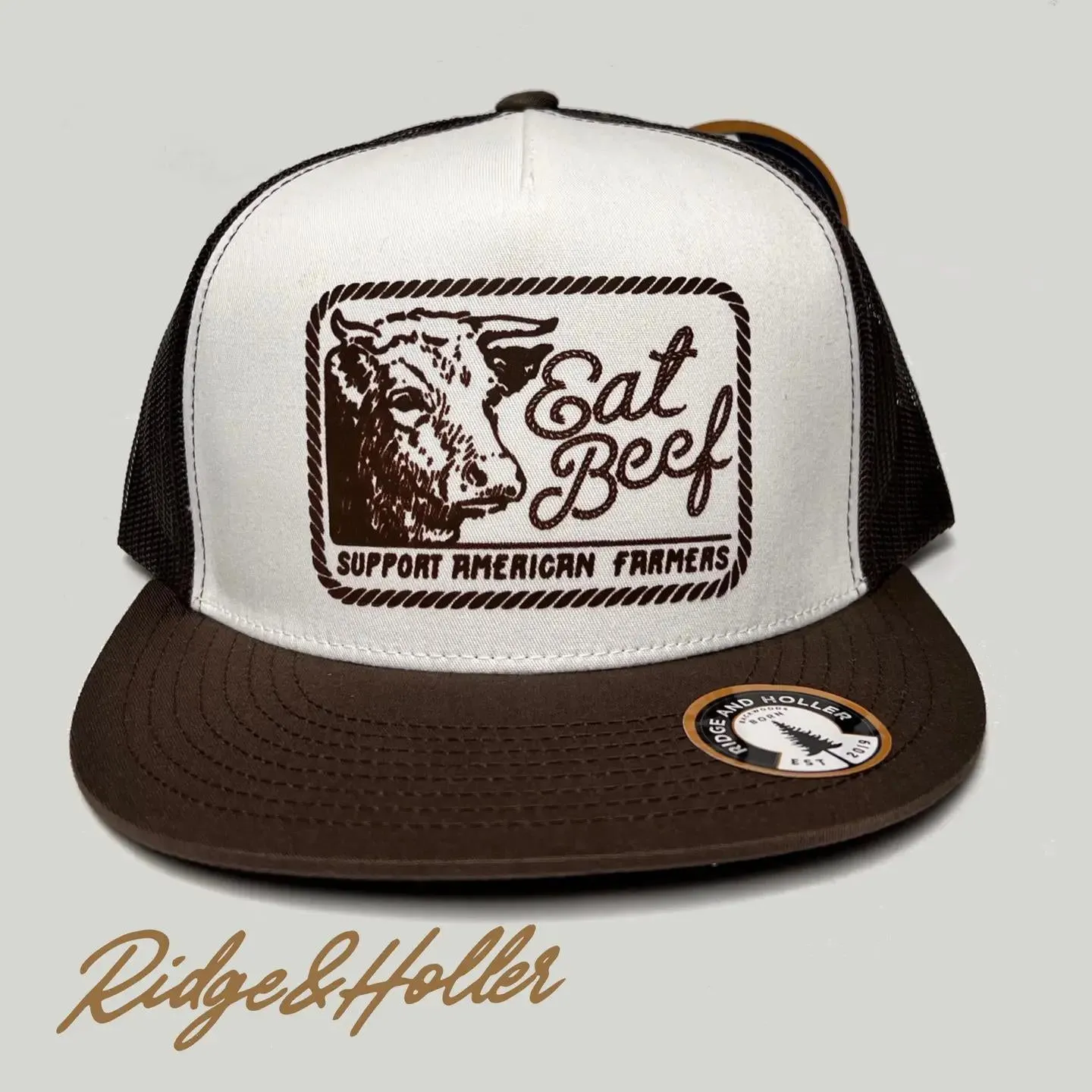 Eat Beef Snapback Hat