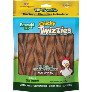 Emerald Pet Chicky Twizzies Rawhide Alternative Dog Treats