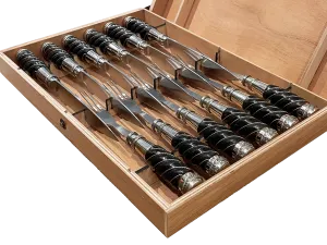 GALLONEADO WOODEN CUTLERY SET