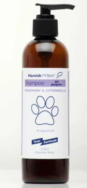 Hamish McBeth All Natural Shampoo - General Purpose Rosemary and Citronella Fragrance