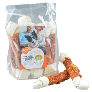 meat! Chicken & rawhide x-large bones 1000g - ± 7st