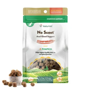 NaturVet Scoopables No Scoot Anal Gland Support   Pumpkin Supplement for Dogs (45 scoops)