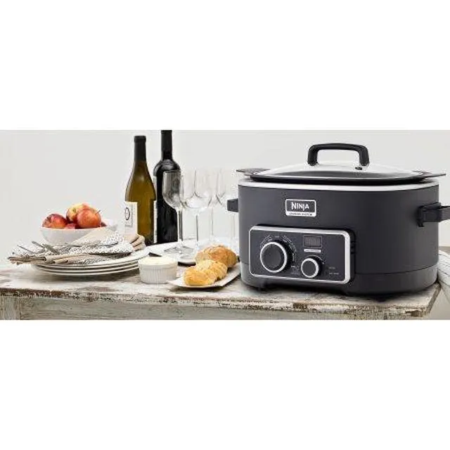 Ninja Multicooker (3 in 1) System - Slow Cooker, Stove Top, and Oven (MC750)