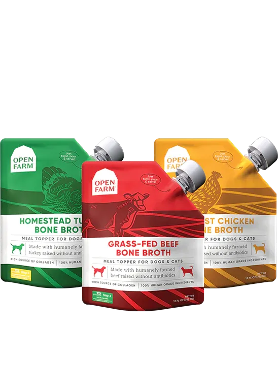 Open Farm for Dogs & Cats - Bone Broth Meal Topper