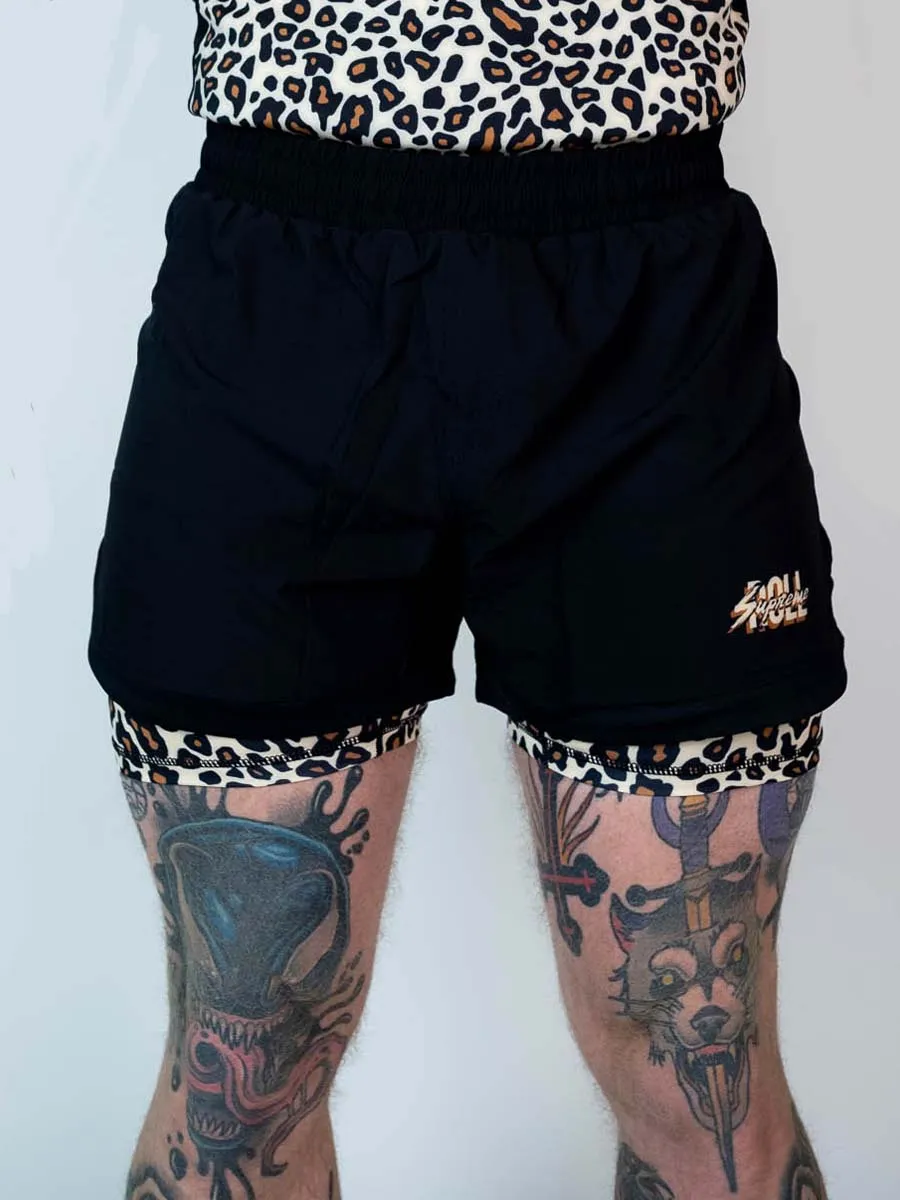 The Butcher 2 in 1 Jiu Jitsu Shorts - Classic Pat
