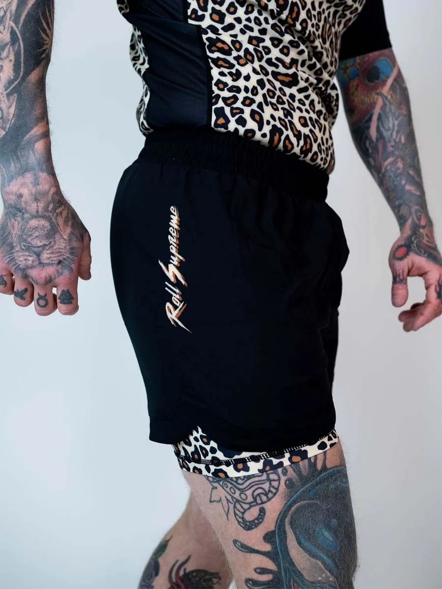 The Butcher 2 in 1 Jiu Jitsu Shorts - Classic Pat