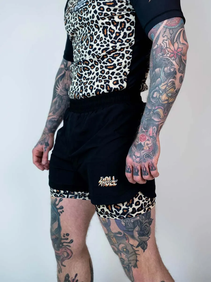 The Butcher 2 in 1 Jiu Jitsu Shorts - Classic Pat