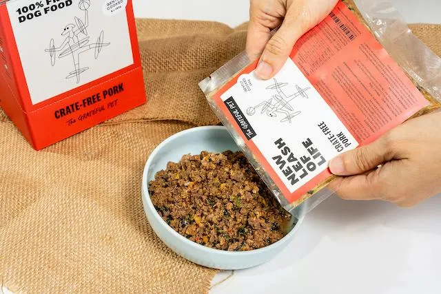 The Grateful Pet Cooked Dog Food (Crate-Free Pork)