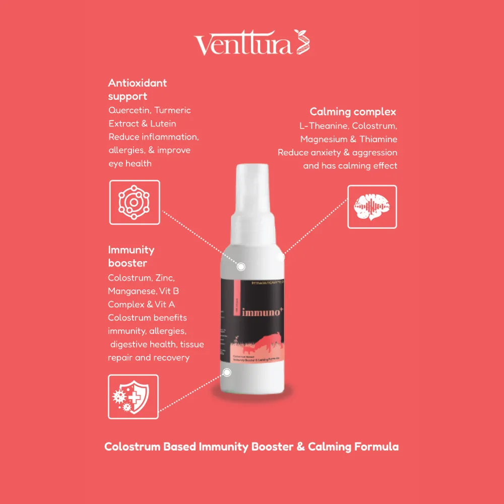 Venttura Immuno Plus Immunity Booster Spray for Dogs
