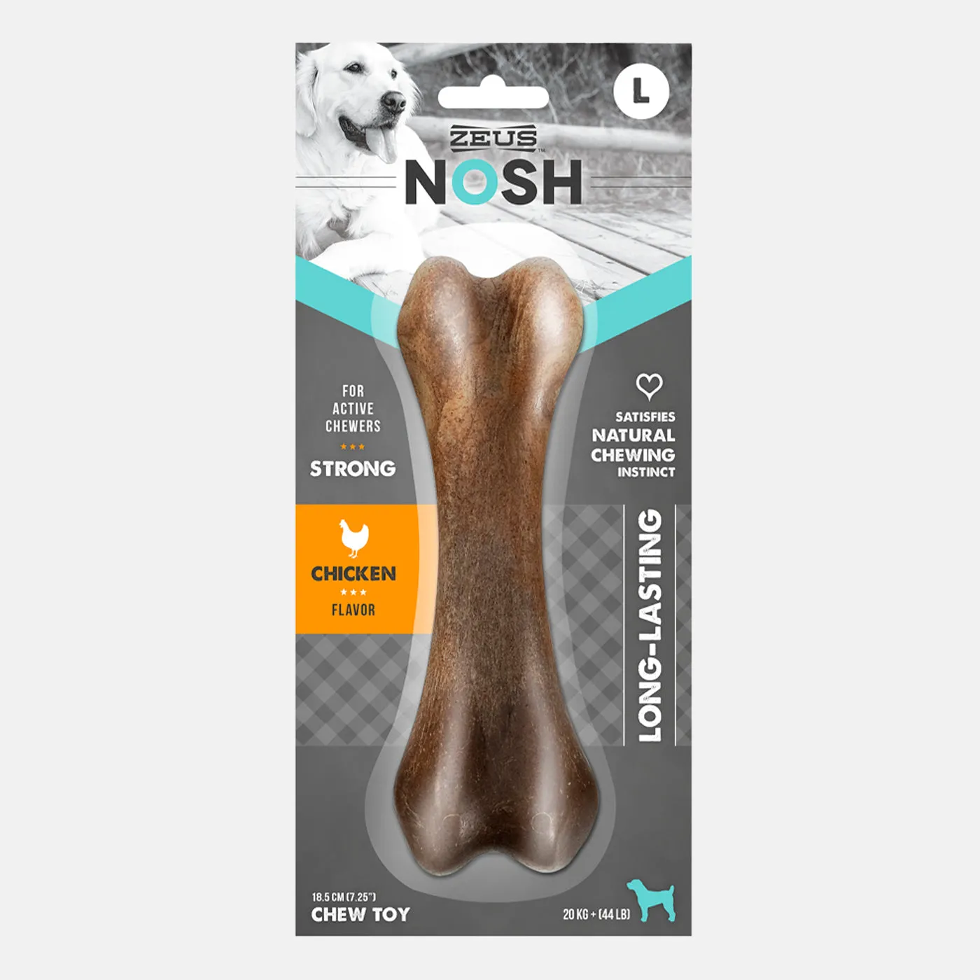 Zeus Nosh Strong Single Chicken Chew Bone